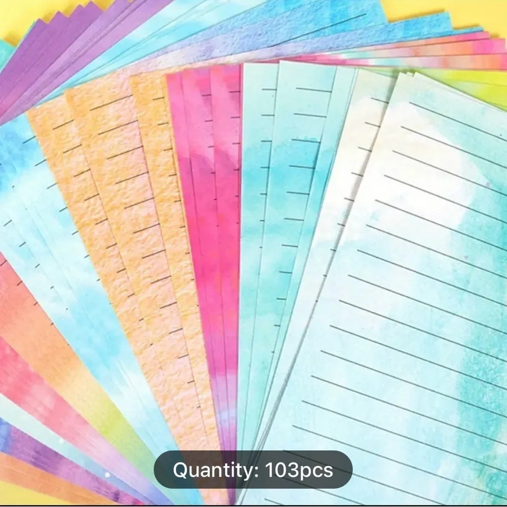 Colorful Stationery Set with Envelopes